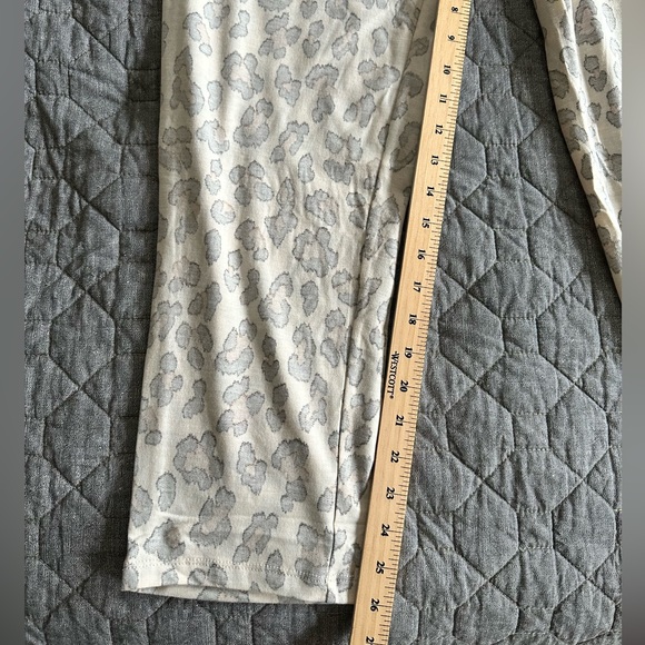 NWT Hem & Thread subtle leopard print joggers / lightweight sweatpants - size XL - Picture 7 of 9